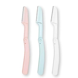 Sét 3 dao cạo tỉa lông mày sắc bén gấp gọn, dao cạo lông mày