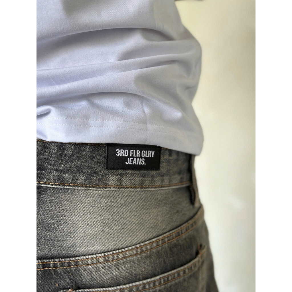 QUẦN JEANS 3FG DÁNG BOOTCUT PHỐI MÀU BLACK WASHED 13OZ | BigBuy360 - bigbuy360.vn
