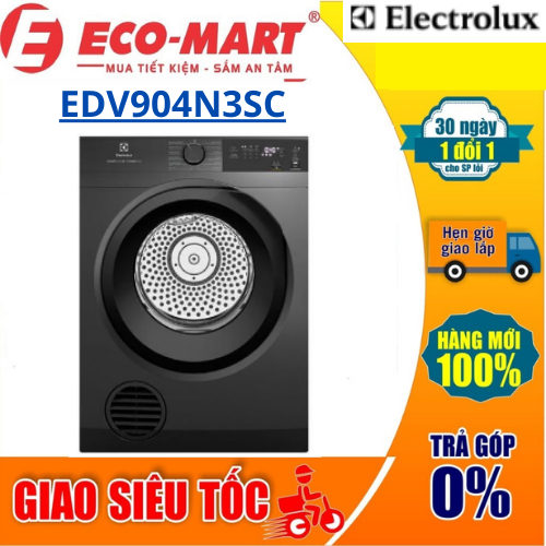 EDV904N3SC Máy sấy thông hơi Electrolux UltimateCare 9 kg EDV904N3SC