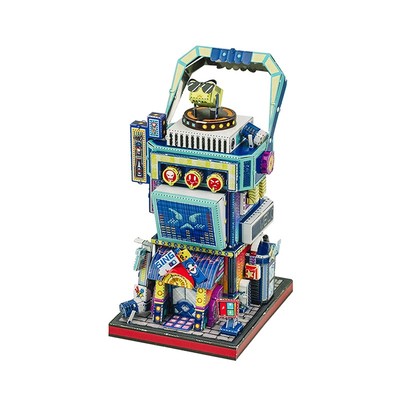 Mô Hình Kim Loại Lắp Ráp 3D MU Quán Karaoke Châu Âu (81 mảnh) YM-N118-C – MP968