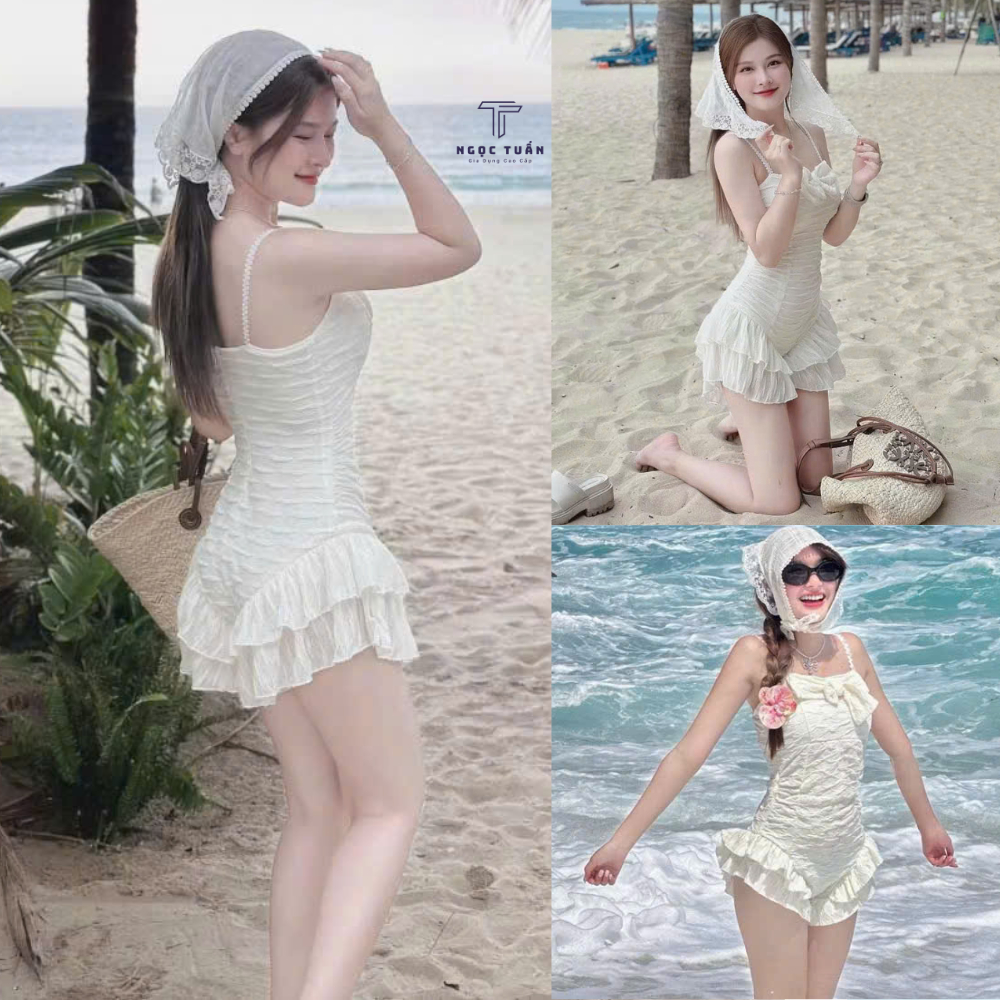 Set Bikini Đi biển - Set Jumset Nữ Chất Tằm Xốp Tôn Body Đệm Ngực Khoe Trọn Đường Cong Quyến Rũ | BigBuy360 - bigbuy360.vn
