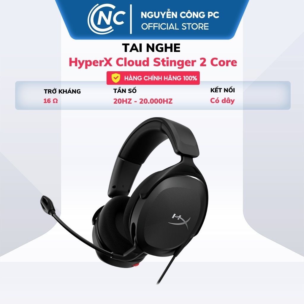 Tai nghe HyperX Cloud Stinger 2 Core - BH 24 tháng