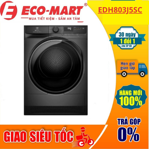 EDH803J5SC Máy sấy bơm nhiệt Electrolux UltimateCare 8 kg EDH803J5SC