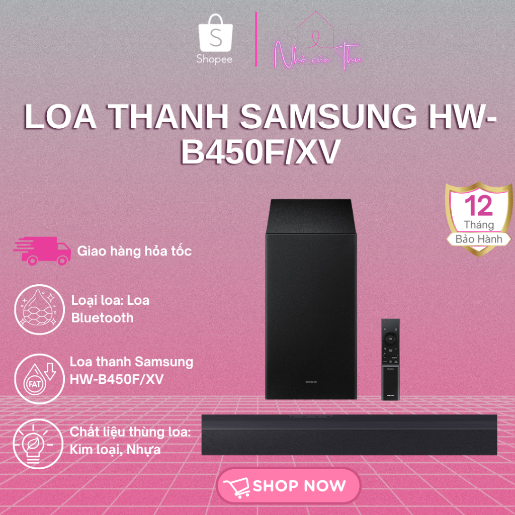 Loa thanh Samsung HW-B450F/XV - Bảo Hành Chính Hãng 12 Tháng