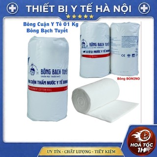 Bông Cuộn Y Tế Bạch Tuyết 1kg - Sản phẩm bông cuộn chất lượng cao