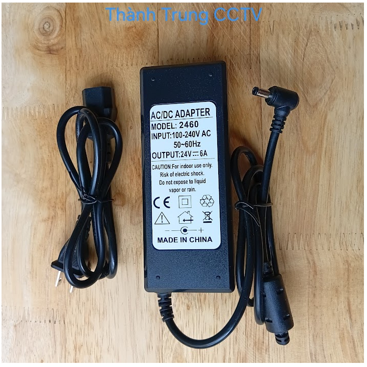 Nguồn DC 24V6A Adapter 24V-6A Bộ chuyển nguồn DC 24V-6A