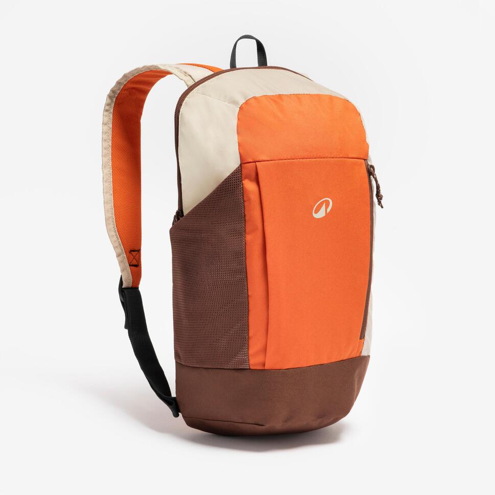 Balo dã ngoại 10L Arpenaz 100 DECATHLON nâu/cam mã 8971384