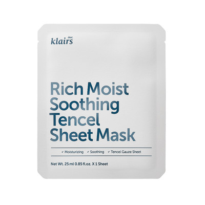 [QUÀ TẶNG KHÔNG BÁN] 1pcs Dear, Klairs mặt nạ giấy Rich Moist Soothing Tencel Sheet Mask 25ml