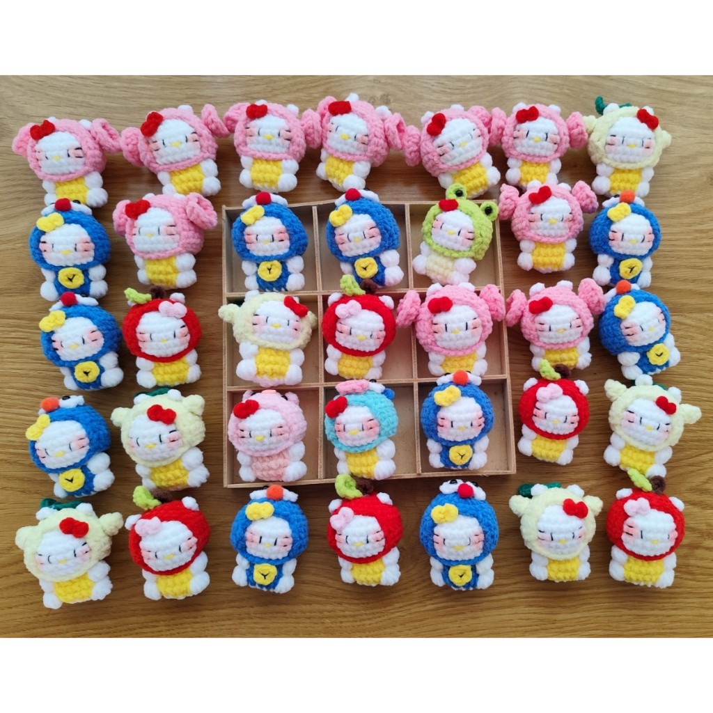 Lalahome Craft - Hello Kitty handmade đội nón nhiều mẫu siêu dễ thương