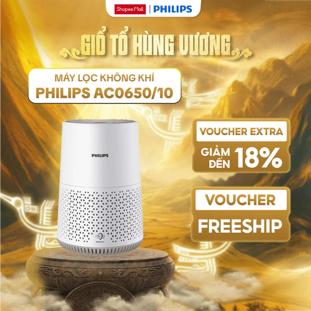 [LIVE] Máy Lọc Không Khí Philips AC0650 /10 có NanoProtect HEPA - Hàng Chính Hãng