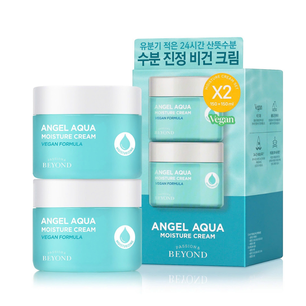 Kem dưỡng ẩm dịu da Thuần chay BEYOND Angel Aqua Moisture Cream 150mlx2 (BEYOND ANGEL AQUA MOISTURE 