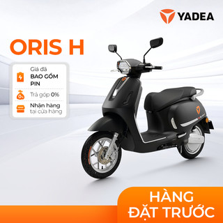 [TRẢ GÓP 0%] Xe Máy Điện YADEA ORIS H Pin Lithium Có Thể Tháo Sạc Riêng 120Km Một Lần Sạc - Bảo Hành 3 Năm