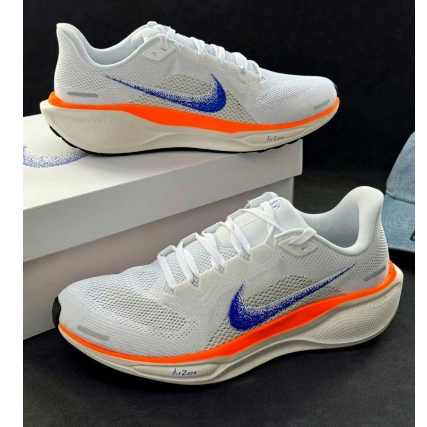 Chính Hãng | Giày Chạy Bộ Pegasus 41 Trắng Cam Êm Unisex