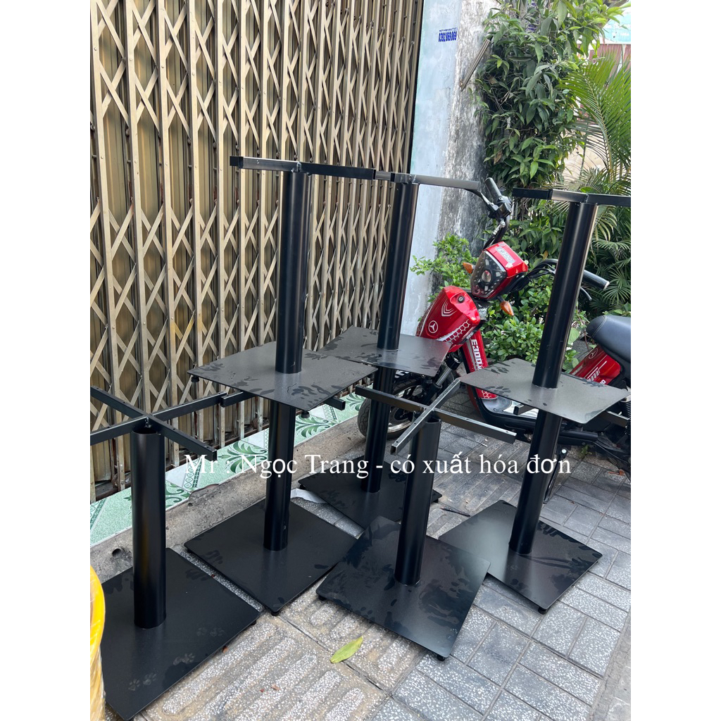 Chân bàn sắt đế vuông giá rẻ - Chân sắt