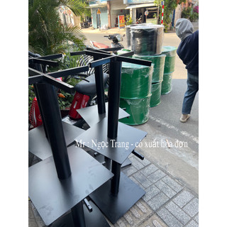 Chân bàn sắt đế vuông giá rẻ - Chân sắt