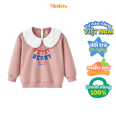  Áo nỉ dài tay bé gái Rabity 914.003
