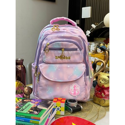 Balo Học Sinh BL0308 BALO GOLDENKEY PURPLE SM Tiểu Học/THCS/THPT Chống Gù Lưng, Siêu Nhẹ, Quai Đeo Thoáng Khí