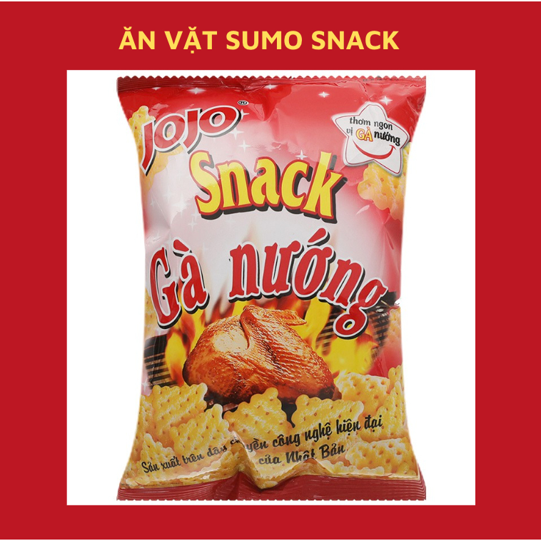Bim Bim Snack Gà Nướng JoJo gói 32g-Ăn Vặt Sumo Snack