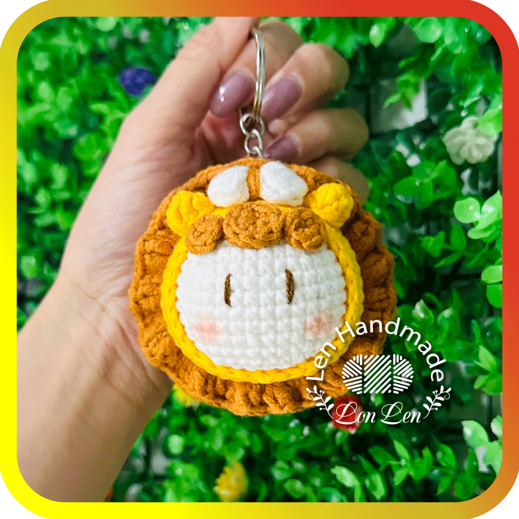 Móc khóa len cung hoàng đạo Lon_Len