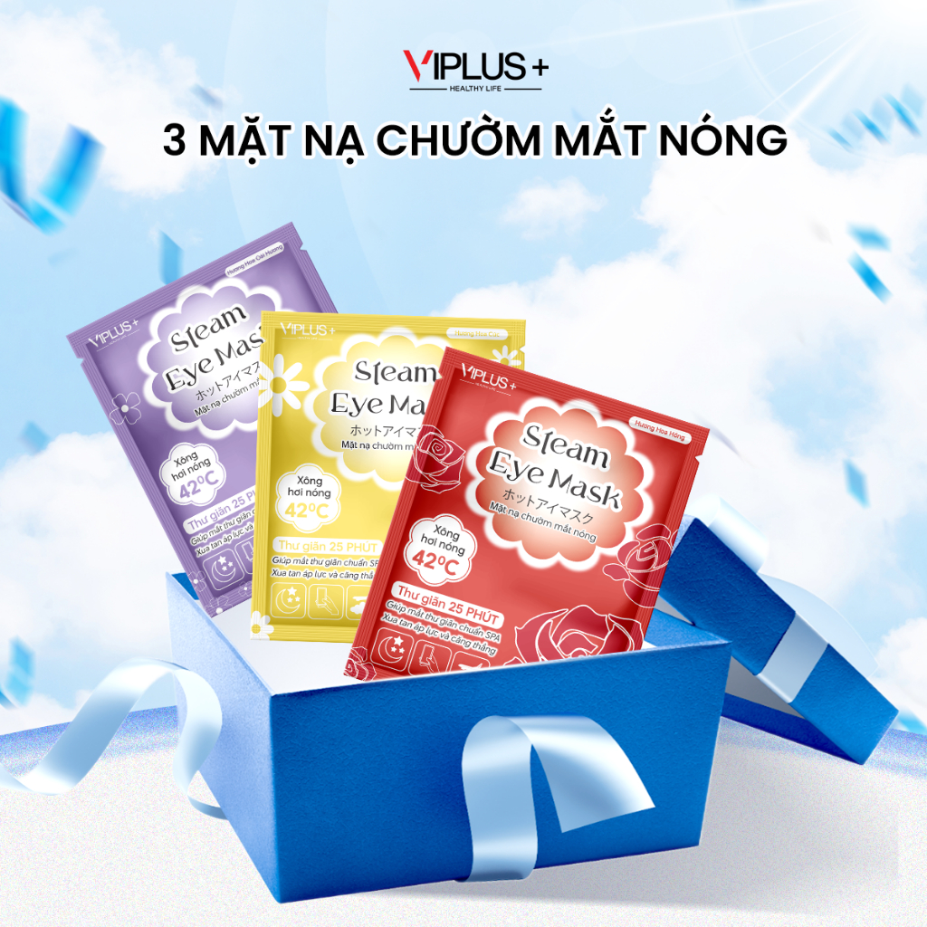 [GIFT] Combo 3 mặt nạ chườm mắt