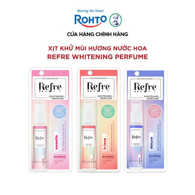 Xịt khử mùi dưỡng trắng hương nước hoa Refre Whitening Perfume 30ml