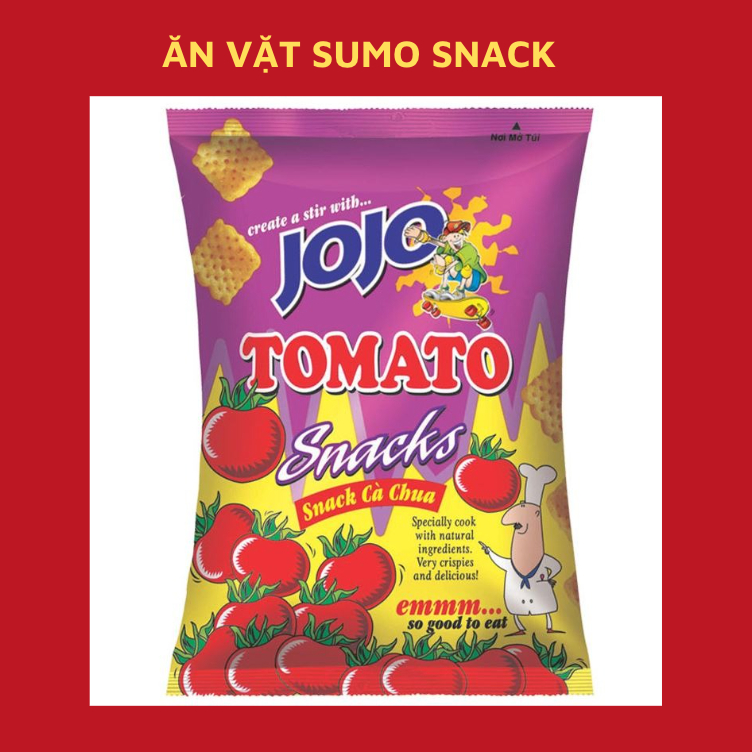 Bim Bim Snack Cà Chua JoJo gói 35/40g-Ăn Vặt Sumo Snack