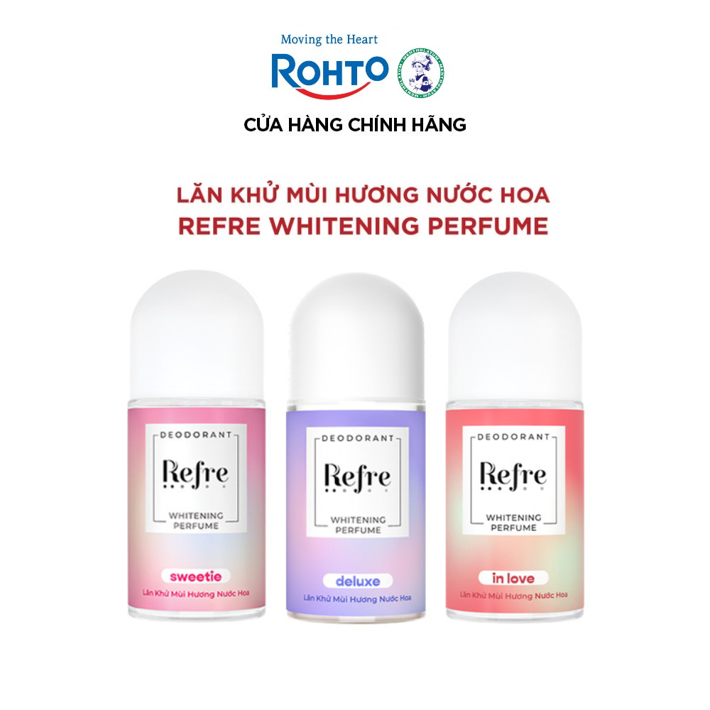 Lăn khử mùi dưỡng trắng hương nước hoa Refre Whitening Perfume 40ml