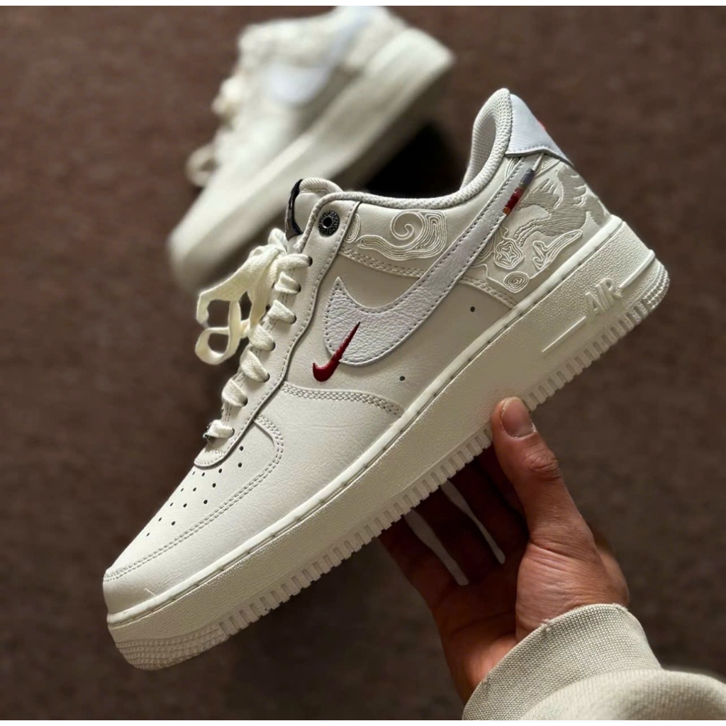 Giày Thể Thao Nike Air Force1 Đồng Xu , Giày AIR_FORCE_1 Ngựa Đồng Xu Nam Nữ, Giày Thể Thao AF1 Xám 