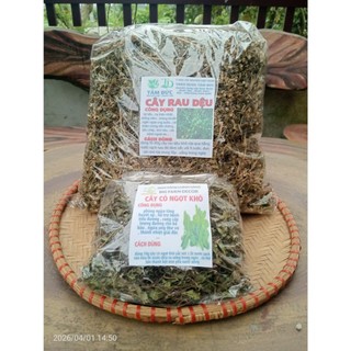 100g cây rau dệu sấy khô hữu cơ - TẶNG 50G CỎ NGỌT