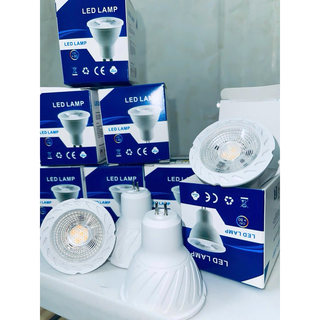 BÓNG CHÉN GHIM LED 3W-5W TRẮNG - VÀNG