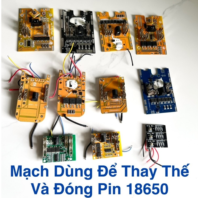 Mạch bảo vệ pin Li-ion đa năng 18650 ổn định , tổng hợp mạch 3 mosfet , 6 mosfet , 7 mosfet , 8 mosf