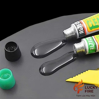 Keo AB dán emblem và sụp hầm ruột Zippo
