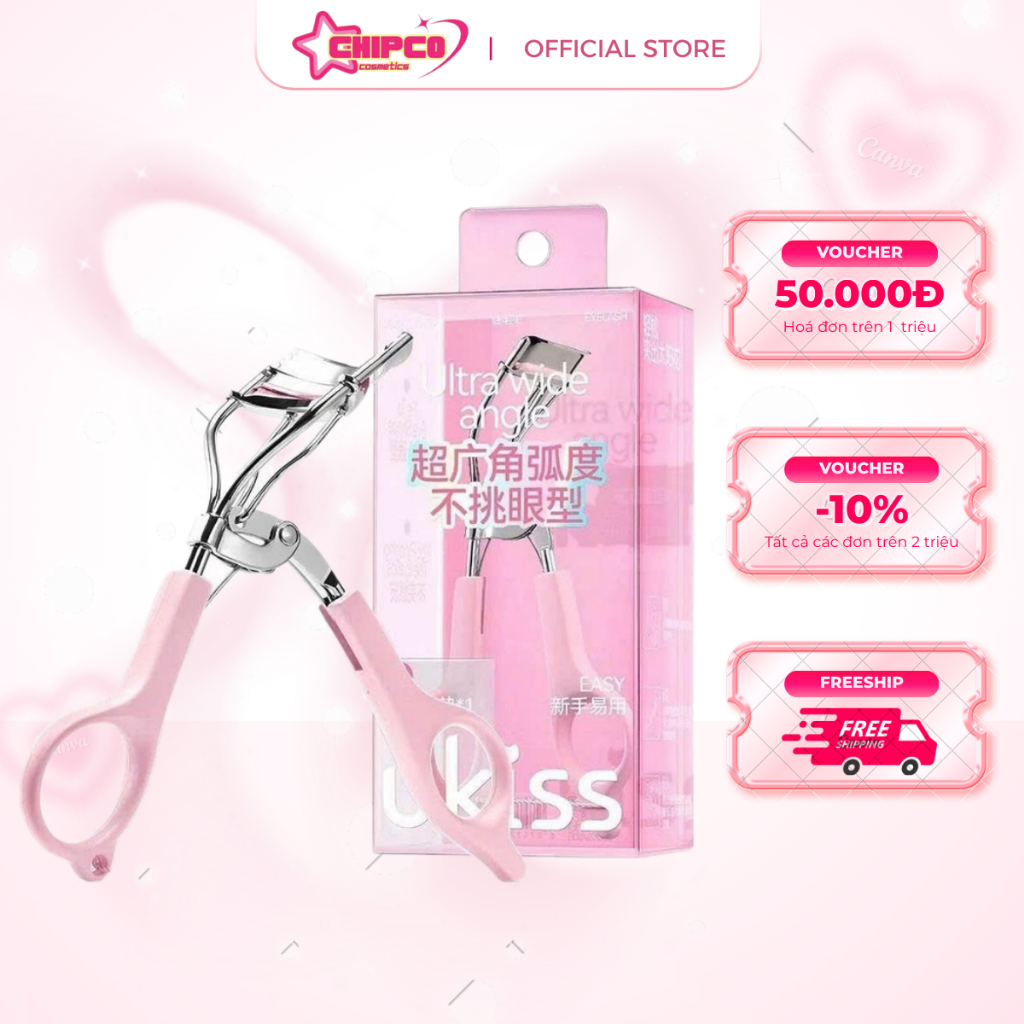 Dụng cụ kẹp mi Ukiss bấm cong mi tự nhiên