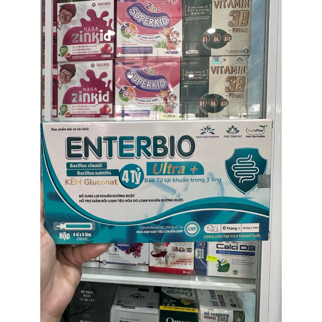 MEN ENTERBIO 4 TỶ BÀO TỬ LỢI KHUẨN