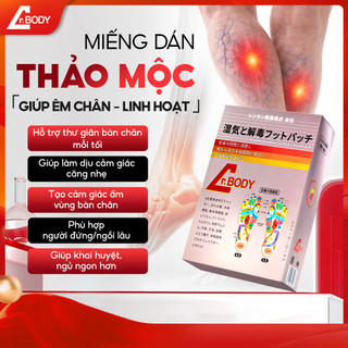 [COMBO 2 HỘP] Miếng Dán Thải Độc Chân Dr.Body – Giúp Ngủ Ngon Sâu Giấc, Thư Giãn Mỗi Đêm (20m/hộp)