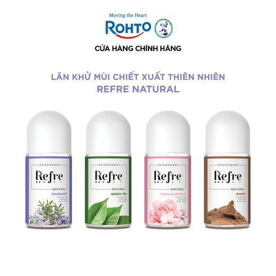 Lăn khử mùi chiết xuất thiên nhiên Refre Natural 40ml