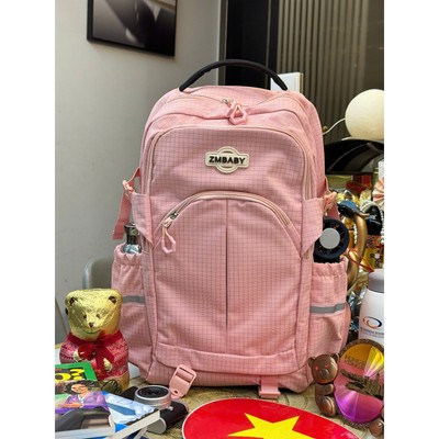 Balo Học Sinh BL0304 BALO LUXURY LIGHT-PINK L Tiểu Học/THCS/THPT Chống Gù Lưng, Siêu Nhẹ, Quai Đeo Thoáng Khí