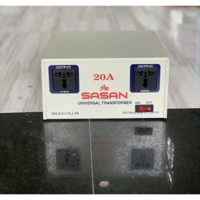 Biến áp 220v ra 110v, bộ đổi nguồn điện 20A SASAN -đổi nguồn