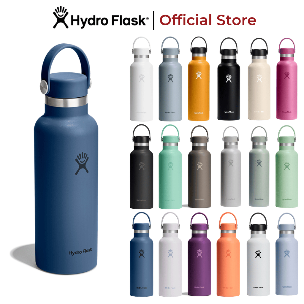 Bình giữ nhiệt Hydro Flask 532ml Standard Flex Cap 18 oz chính hãng, giữ nhiệt tốt, an toàn sức khỏe | BigBuy360 - bigbuy360.vn