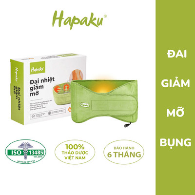 Đai Quấn Nóng Giảm Mỡ Bụng HAPAKU, Đai Nịt Bụng Sau Sinh, Giảm Béo Thon Gọn Eo Từ Nhiệt Hồng Ngoại