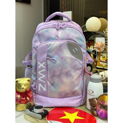 Balo Học Sinh BL0306 BALO LUXURY MAGIC PURPLE L Tiểu Học/THCS/THPT Chống Gù Lưng, Siêu Nhẹ, Quai Đeo Thoáng Khí