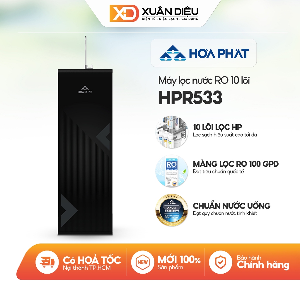 Máy lọc nước RO tủ đứng Hòa Phát HPR533