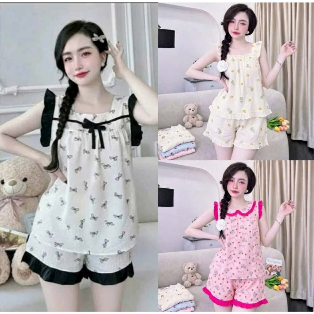 Bộ Đùi Nữ dễ thương , 35 đến 54kg, ảnh thật