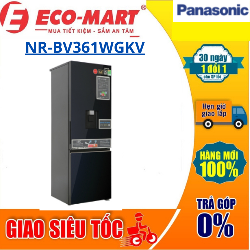 BV361WGKV Tủ lạnh Panasonic Inverter 325 lít NR-BV361WGKV