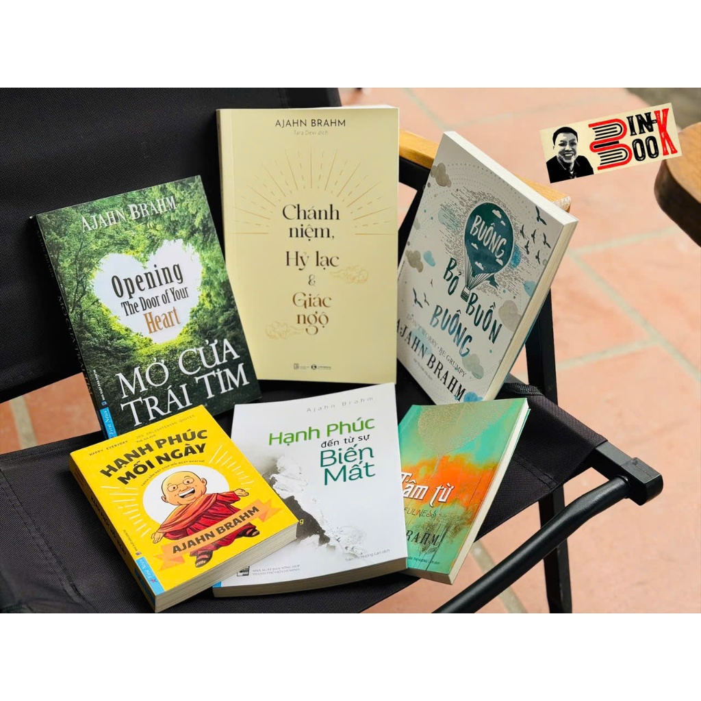 Sách – (Combo 6 Cuốn) 6 Cuốn Sách Nuôi Dưỡng An Nhiên Của Ajahn Brahm - Ajahn Brahm - First News