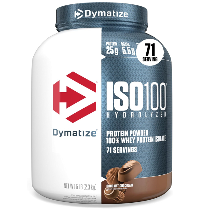 Dymatize ISO100 Whey Protein Isolate  – Sô-cô-la Cao Cấp,Protein, BCAAs, Ít Calo, Không Gluten