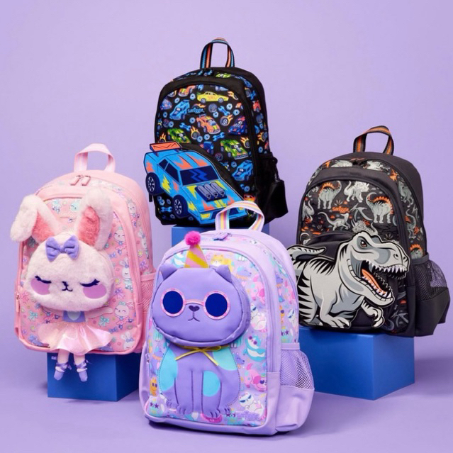 Balo Smiggle chính hãng Mầm Non 3D (4-6y)