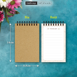 Combo 3 quyển Sổ tay lò xo - Note A6 - TO DO LIST