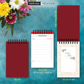 Combo 3 quyển Sổ tay lò xo - Note A6 - TO DO LIST