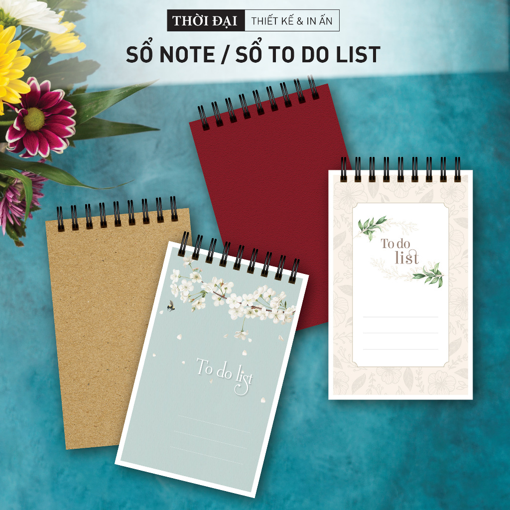 Combo 3 quyển Sổ tay lò xo - Note A6 - TO DO LIST
